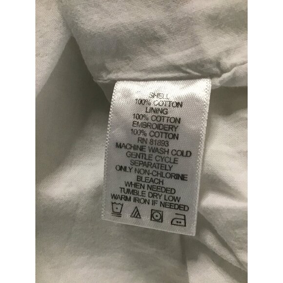 ISAAC MIZRAHI LIVE- NWOMENS WHITE 3/4 SLEEVE V-NECK PULL-OVER SHIRT SIZE X-LARGE - Picture 7 of 7